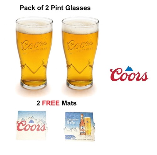 Coors glasses - coors,