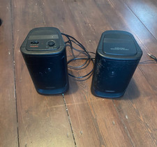 Optimus AMX10 Two Way Speaker system 12vDC, Black, small and compact.