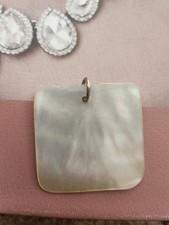 Mother Of Pearl Square Pendant
