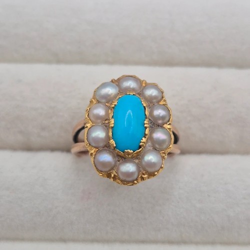 Antique 9ct gold oval - antique,