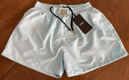 Versace men light blue swim - light,
