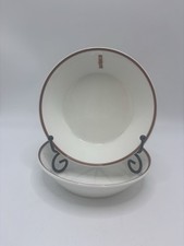 2 x Wedgwood Metallised Bone