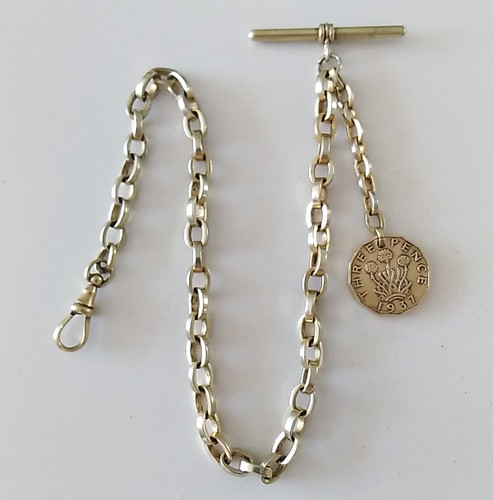Vintage pocket watch chain - vintage,