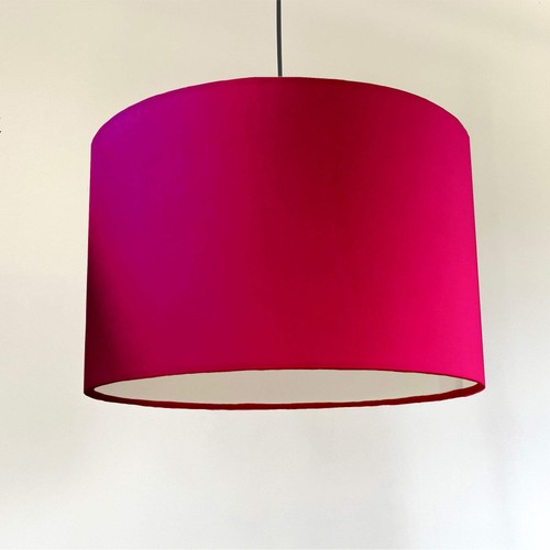 Cerise pink velvet - , drum