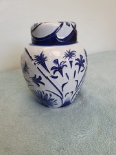 Moorcroft Ginger Jar Blue On