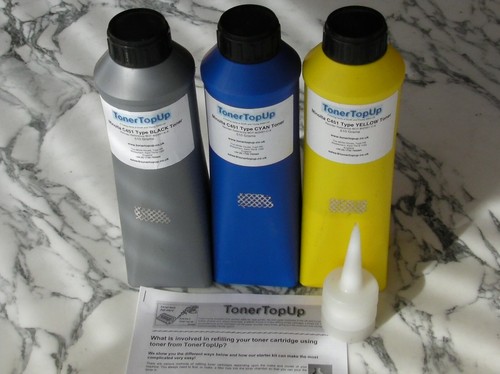Black cyan yellow - yellow, toner