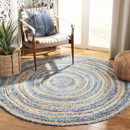 Rug natural denim jute - rug,