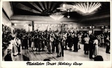 Postcard Middleton Tower Holiday Camp Ballroom  Morecambe RPPC