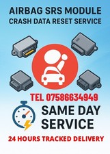 BMW AIRBAG SRS MODULE CRASH