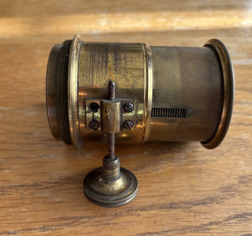 Antique magic lantern brass - magic,