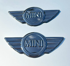 Mini Gloss Black Badge Emblem