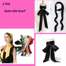 New Satin Silk Scarf Small
