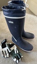 Gill Blue Yachting Boots Size