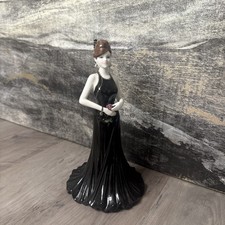 Coalport Ladies Of Fashion, Stunning In Black