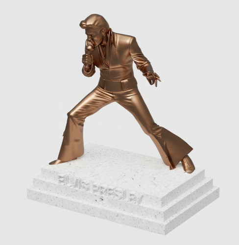 Elvis presley bronze - presley, effect