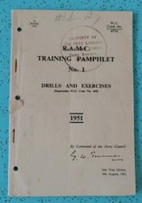 RAMC Training Pamphlet No. 1