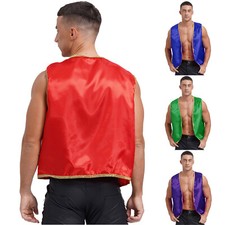 Mens Vest Stage Show Tops
