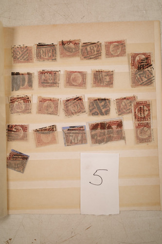 Collection penny red stamps - red,