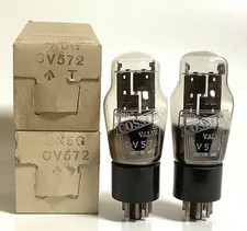 Pair of 2 COSSOR CV572 6X5G