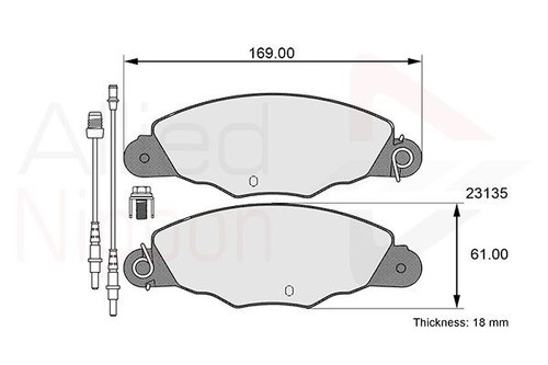 Trupart dp11114 brake pad - trupart,