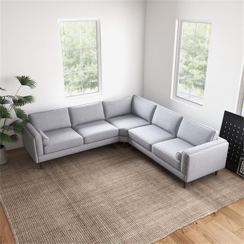 Hudson light gray fabric - light,