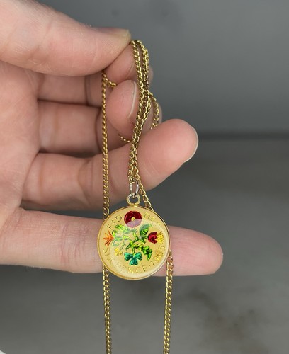 Vintage hand enamelled 1965 - vintage,