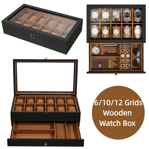 Grids wooden watch - 6/10/12,