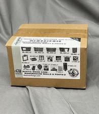 Dwarven Forge Rustic Wood Core Manor House Walls And Posts- Unpainted 