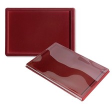 Tray Coin for Display Coins or Medals - Compartment Size 297x190mm UK - RED - P1