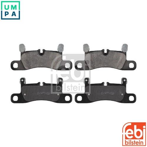 Brake pad set - pad, 16809
