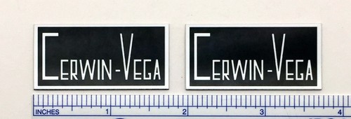 Cerwin vega speaker - cerwin, badge