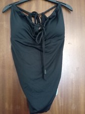M&S strappy Maternity Swimwear Swimming Costume Black size 14 bnwt