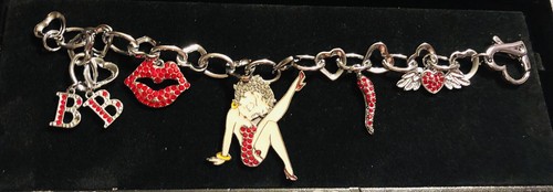 Betty boop charm bracelet - boop,
