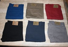 Ex M&S Blue Harbour Men's Jeans Straight Leg Trousers Soft Pants Regular Fit UK