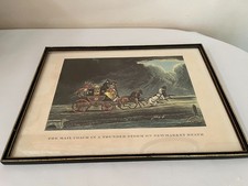 Vintage framed print of The