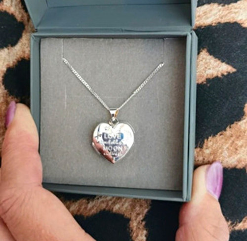 Silver heart photo - silver,