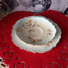Antique Aynsley Extremely Rare Floral Pattern Side Plate And Saucer Stunning 
