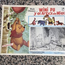 Disney Winnie The Pooh Movie Film Advert Memorabilia Mexican Poster Wall Art A3