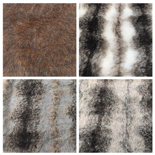 Luxury faux wolf - faux, fabric
