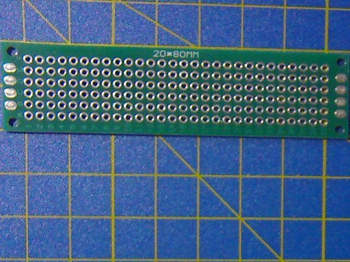 Double sided pcb prototype - double,