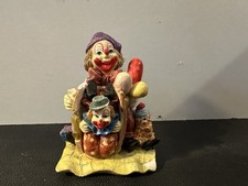 Resin Clown Figurine Group