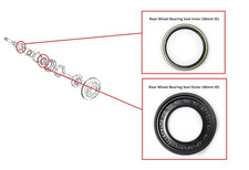REAR WHEEL BEARING OIL SEAL