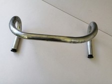 GB ALLOY DROP HANDLEBARS + END PLUGS BRITISH MADE VINTAGE RACING ROAD BIKE