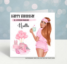 personalised  birthday card