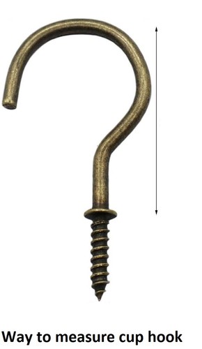 Cup hooks screws red - cup,