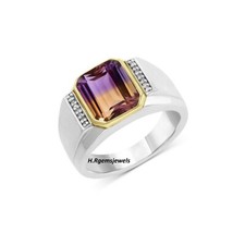 Genuine Ametrine Ring Bio