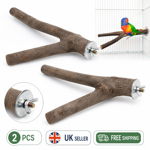 2pcs wooden bird - bird, perches