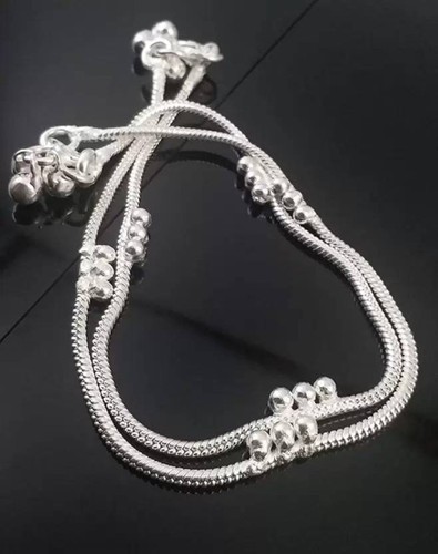 Anklet silver plated - anklet,