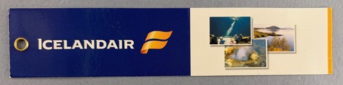 Icelandair airline luggage bag - airline,