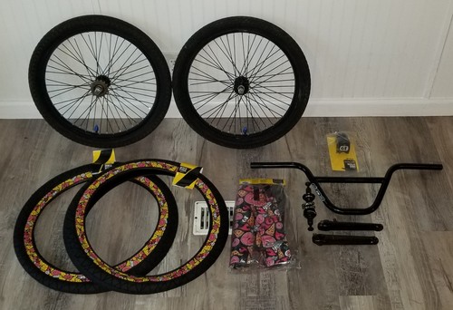Bmx wheel set - set, cranks